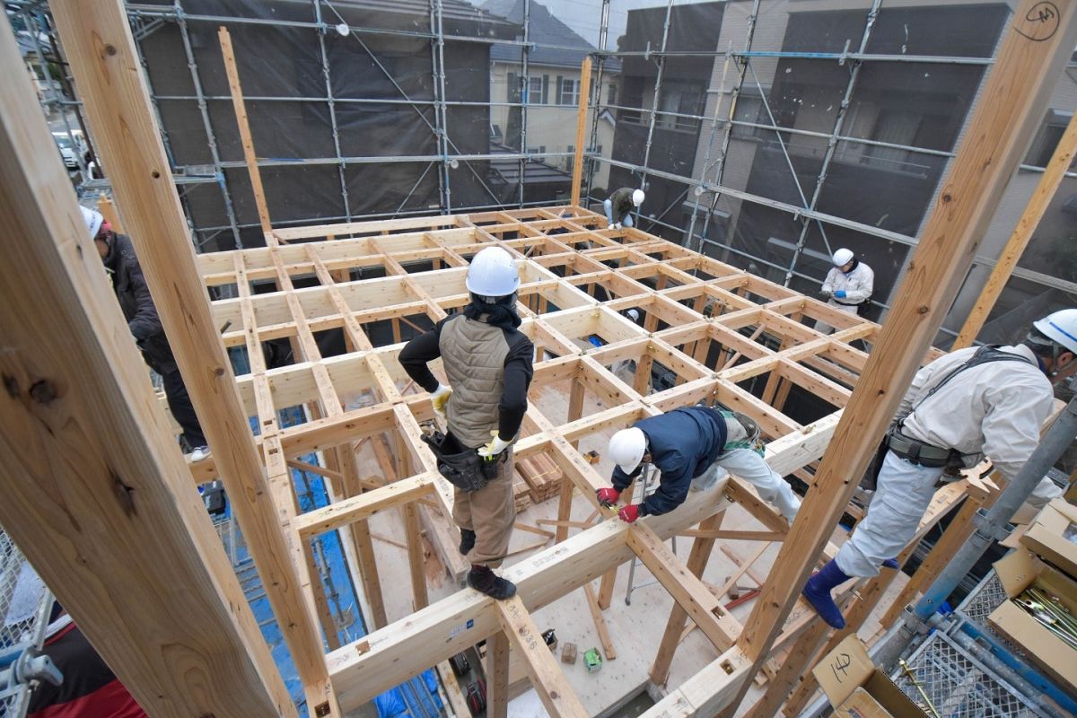 福岡県福岡市南区三宅02　注文住宅建築現場リポート②　～上棟式・前編～