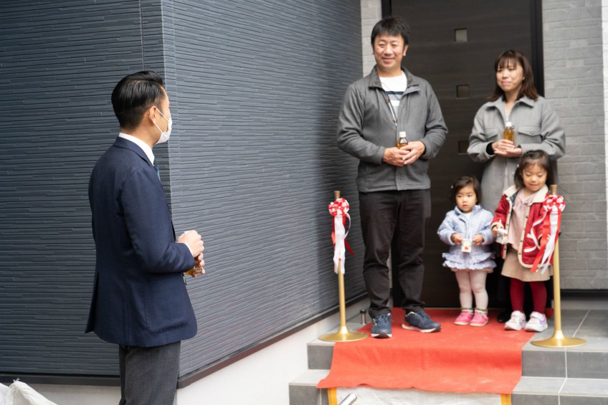 福岡県福岡市早良区11　注文住宅建築現場リポート⑦　～お引き渡し式～