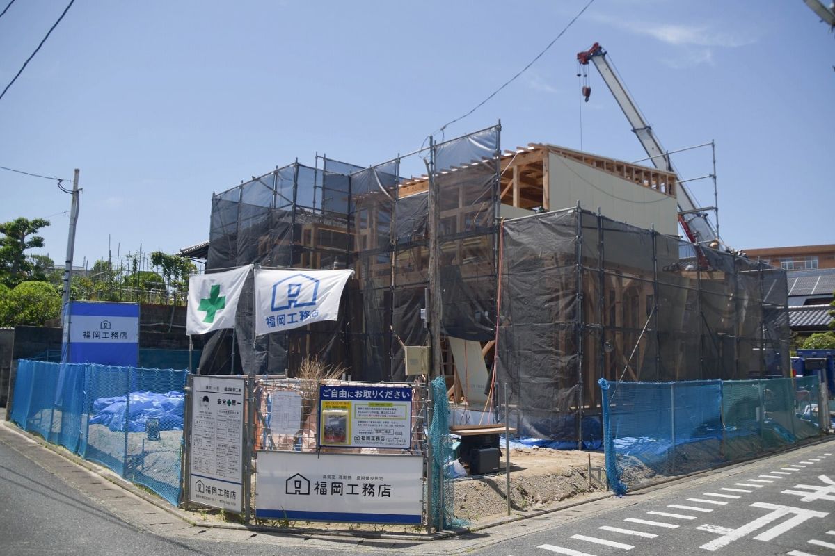 「福岡市南区27」注文住宅現場リポート④【上棟式】