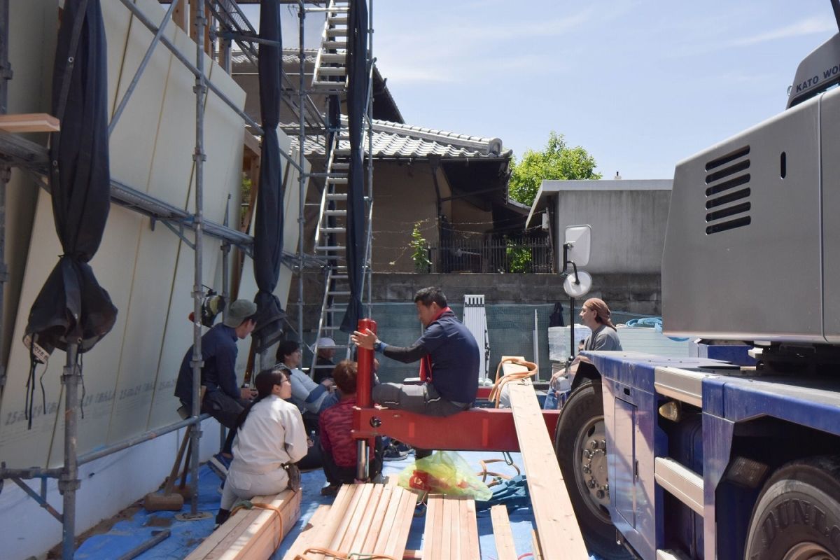 「福岡市南区27」注文住宅現場リポート④【上棟式】