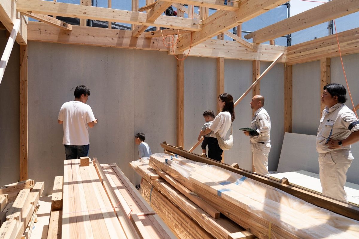 「北九州市小倉北区02」注文住宅現場リポート③【上棟式】