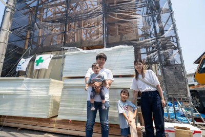 「北九州市小倉北区02」注文住宅現場リポート③【上棟式】