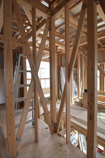 「福岡市南区12」注文住宅現場リポート⑥【木工事】【筋交い】
