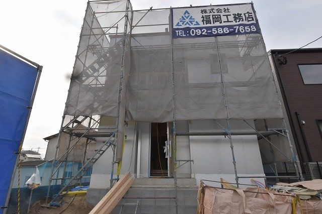 福岡市南区12　注文住宅建築現場リポート⑥