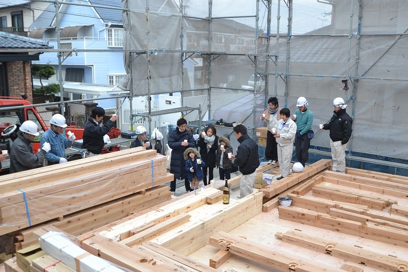 「太宰府市02」注文住宅現場リポート⑤【上棟式】