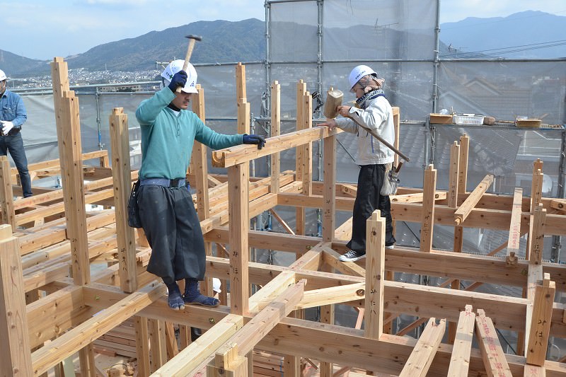 福岡県太宰府市02　注文住宅建築現場リポート⑤　～上棟式～