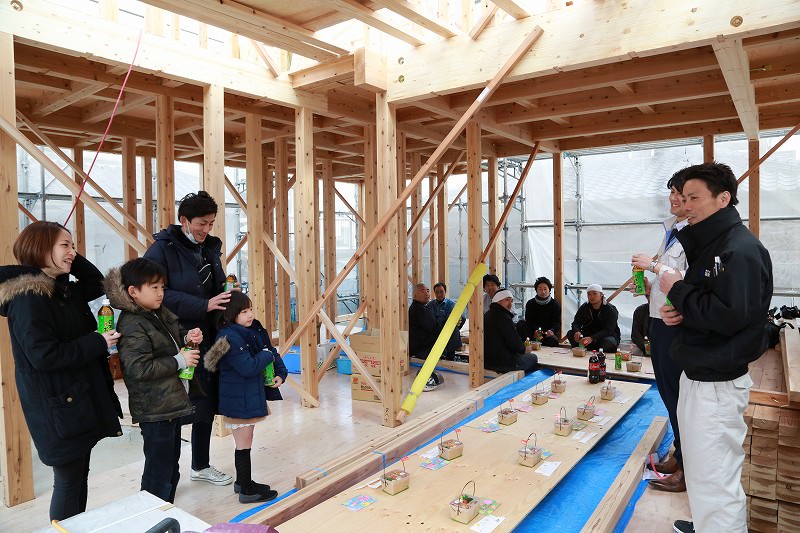 「太宰府市02」注文住宅現場リポート⑤【上棟式】