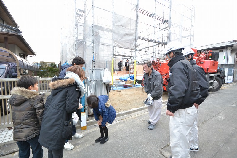 福岡県太宰府市02　注文住宅建築現場リポート⑤　～上棟式～