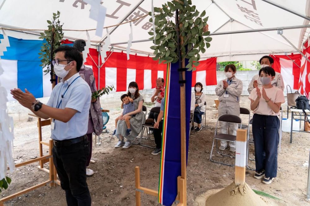 「小郡市05」注文住宅現場リポート①【地鎮祭】