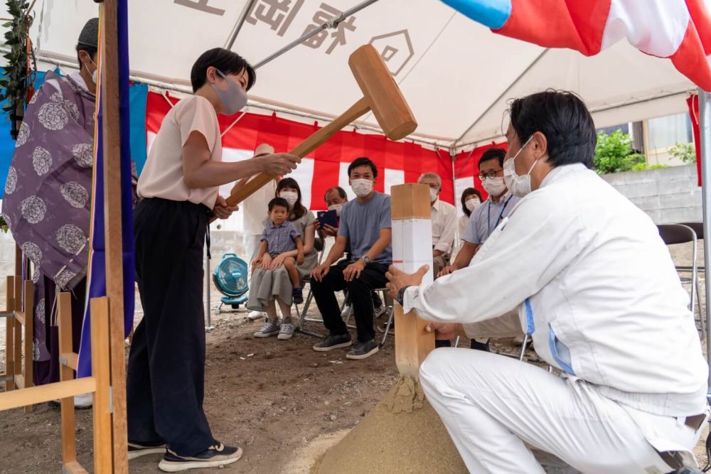 「小郡市05」注文住宅現場リポート①【地鎮祭】
