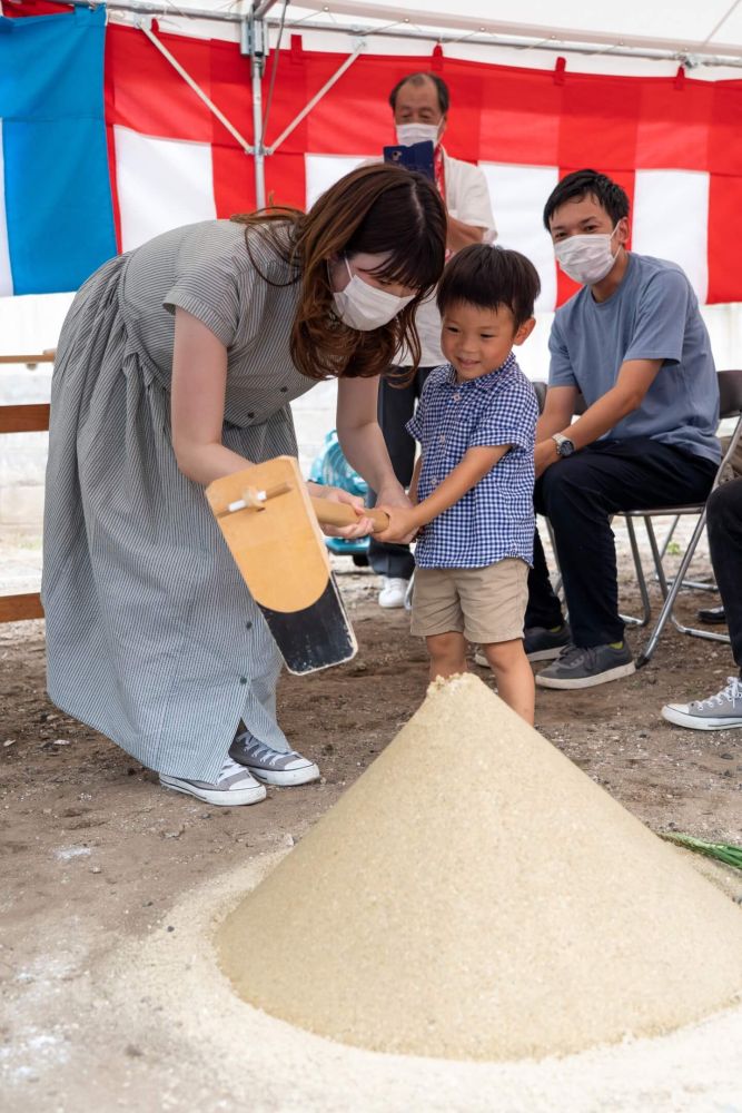 福岡県小郡市05　注文住宅建築現場リポート①　～地鎮祭～