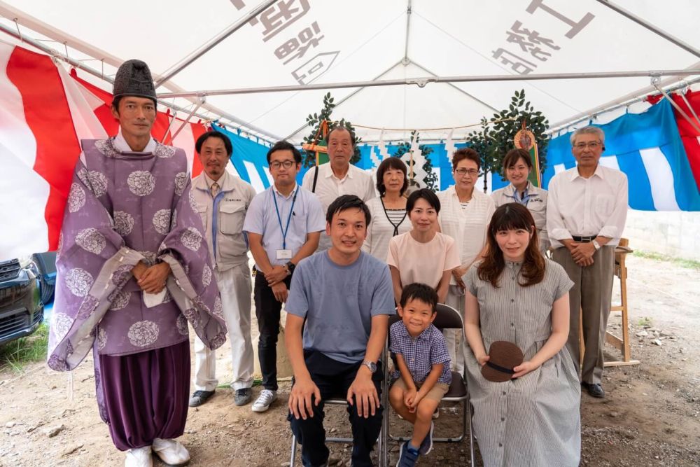 福岡県小郡市05　注文住宅建築現場リポート①　～地鎮祭～