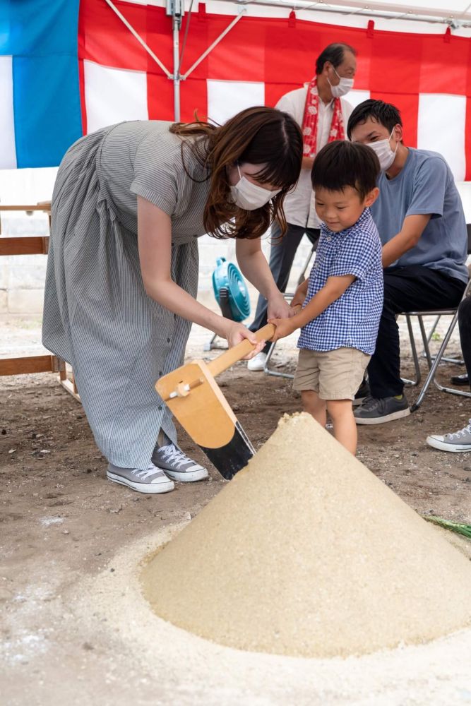 福岡県小郡市05　注文住宅建築現場リポート①　～地鎮祭～