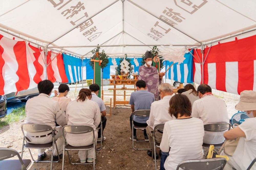 福岡県小郡市05　注文住宅建築現場リポート①　～地鎮祭～