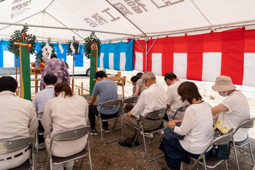 福岡県小郡市05　注文住宅建築現場リポート①　～地鎮祭～