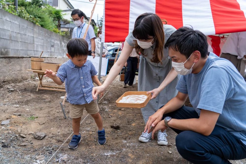 福岡県小郡市05　注文住宅建築現場リポート①　～地鎮祭～