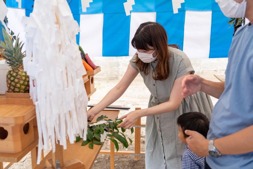 福岡県小郡市05　注文住宅建築現場リポート①　～地鎮祭～