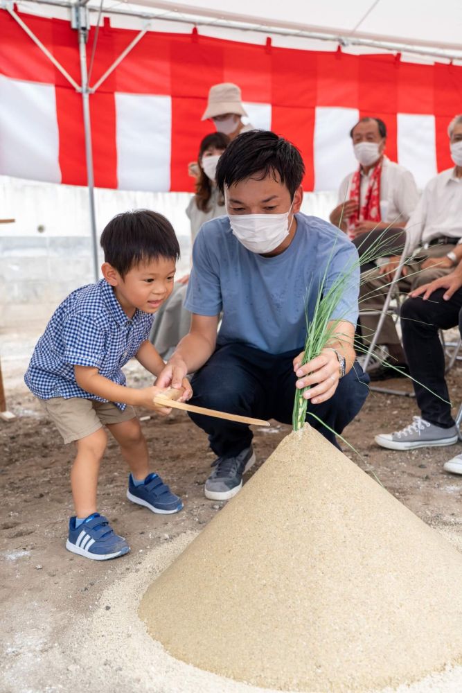 「小郡市05」注文住宅現場リポート①【地鎮祭】