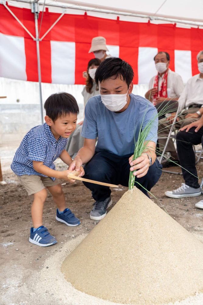 福岡県小郡市05　注文住宅建築現場リポート①　～地鎮祭～