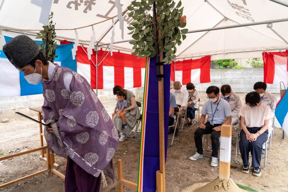 「小郡市05」注文住宅現場リポート①【地鎮祭】