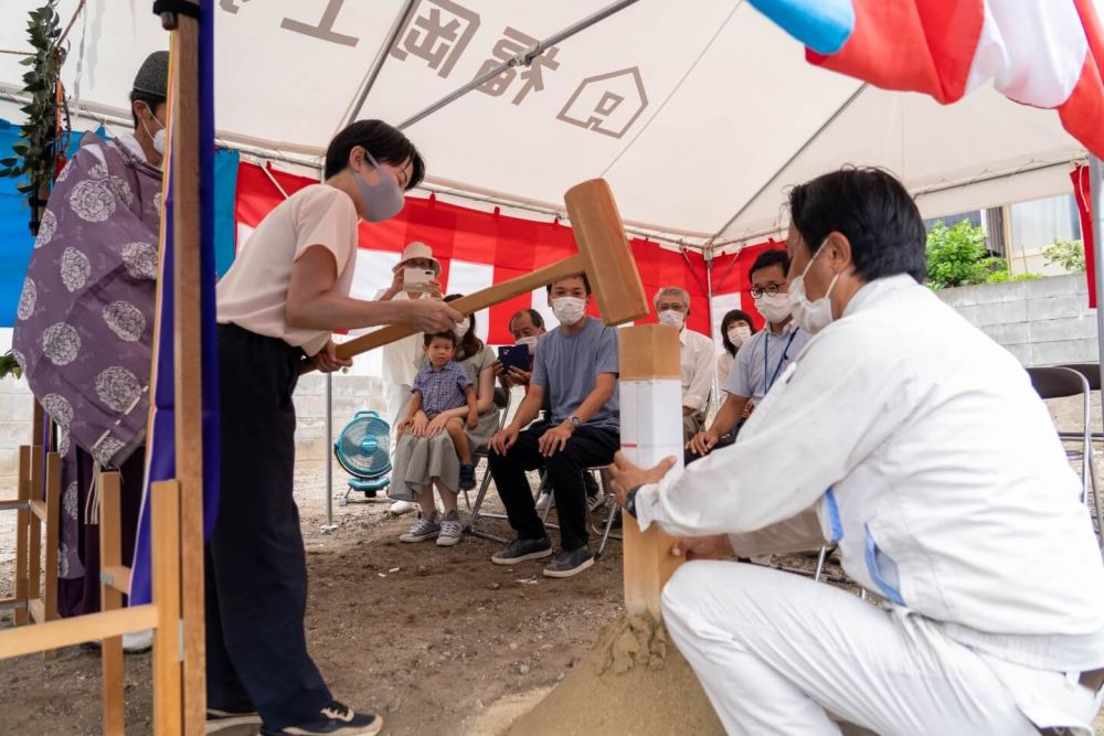 福岡県小郡市05　注文住宅建築現場リポート①　～地鎮祭～