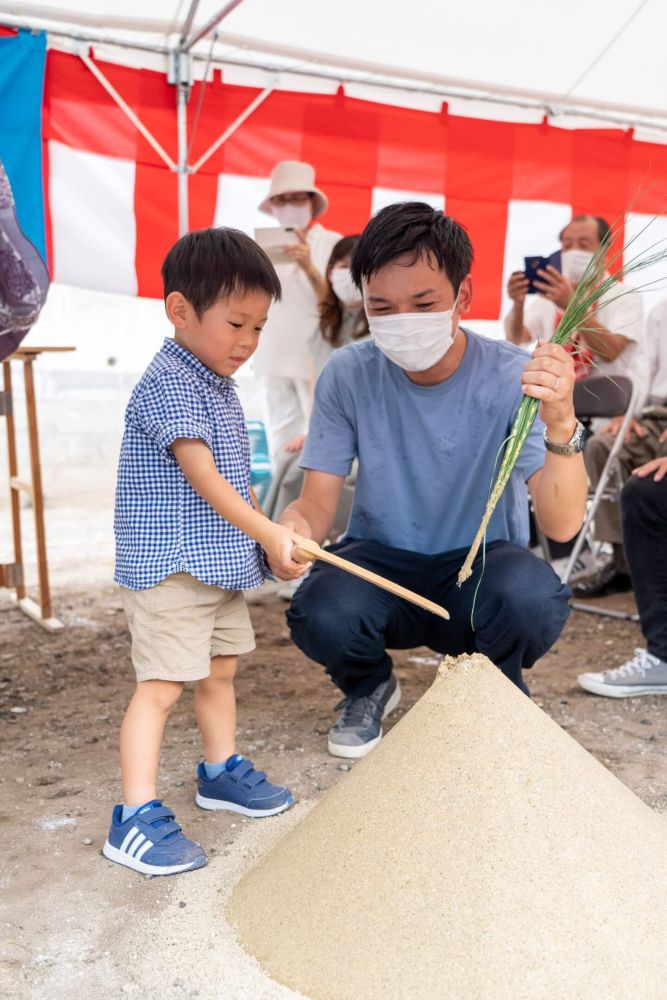 福岡県小郡市05　注文住宅建築現場リポート①　～地鎮祭～