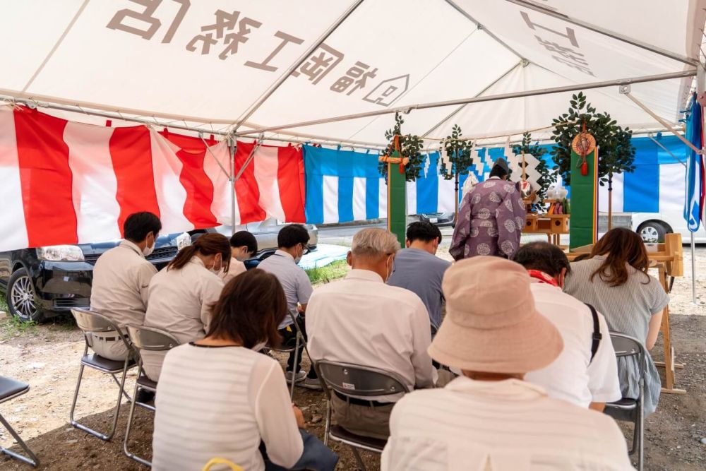 福岡県小郡市05　注文住宅建築現場リポート①　～地鎮祭～