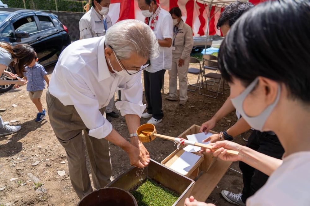 福岡県小郡市05　注文住宅建築現場リポート①　～地鎮祭～