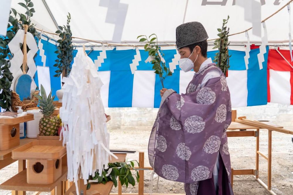 福岡県小郡市05　注文住宅建築現場リポート①　～地鎮祭～