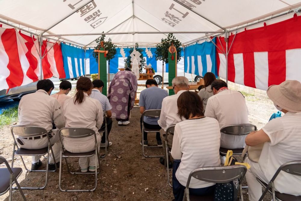 福岡県小郡市05　注文住宅建築現場リポート①　～地鎮祭～