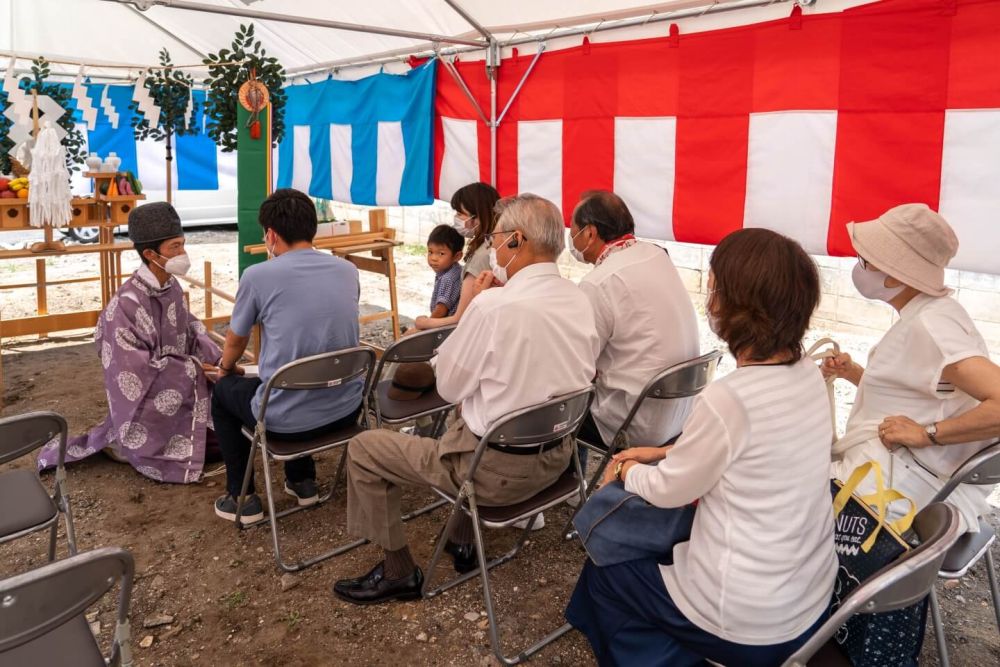 福岡県小郡市05　注文住宅建築現場リポート①　～地鎮祭～