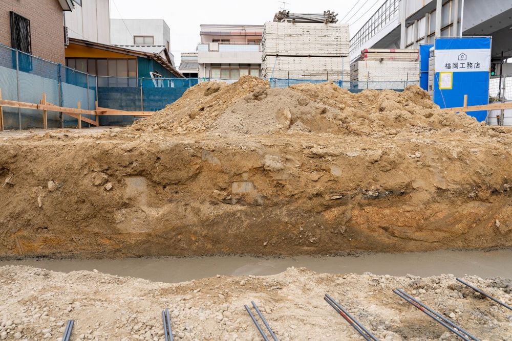 「福岡市南区21」注文住宅現場リポート②【基礎工事】【捨てコン】