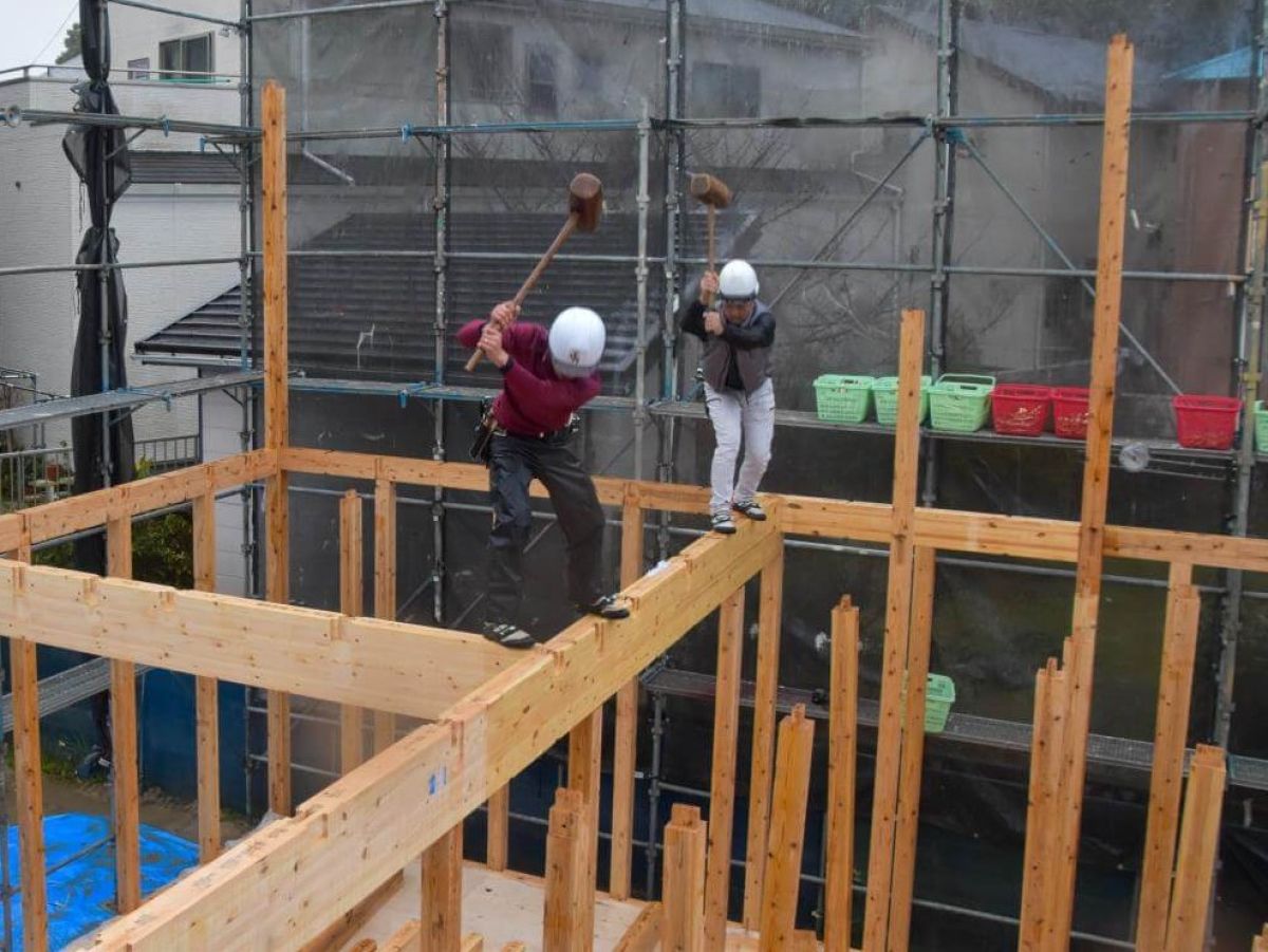 「福岡市城南区09」注文住宅現場リポート③【上棟式】
