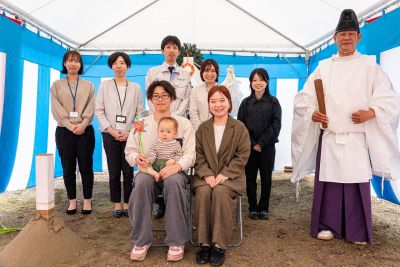 「筑後市01」注文住宅現場リポート①【地鎮祭】