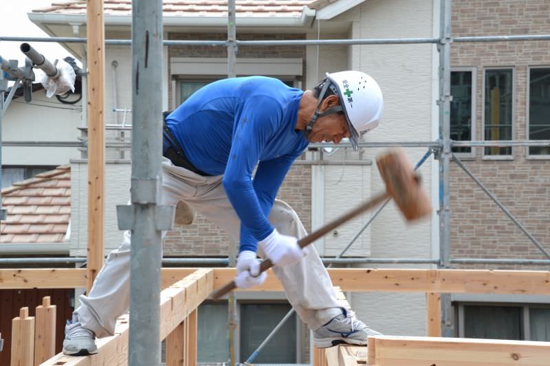 「福岡市南区04」注文住宅現場リポート④【上棟式】