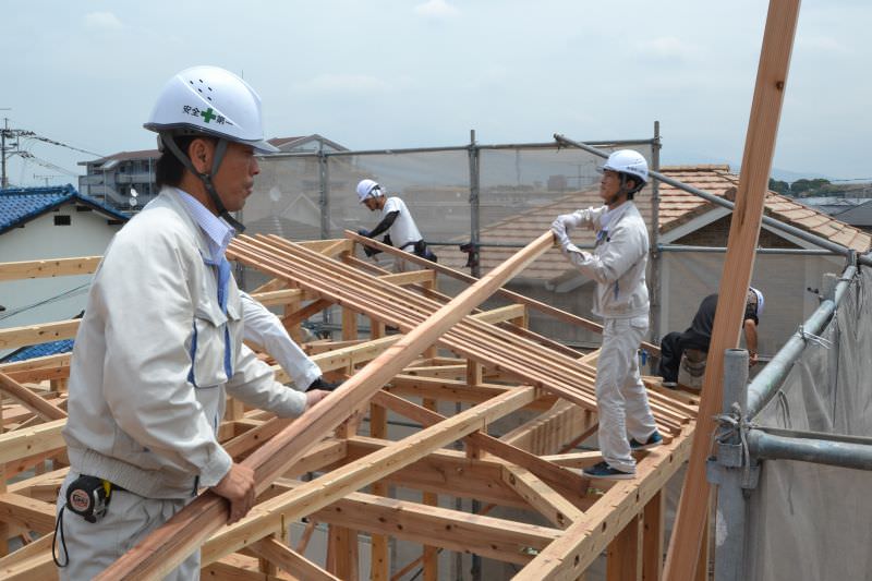 「福岡市南区04」注文住宅現場リポート④【上棟式】