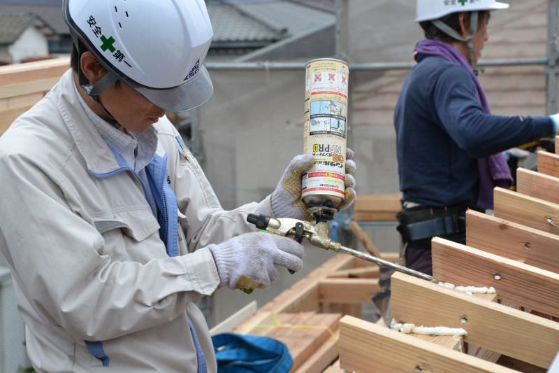 福岡市南区04　注文住宅建築現場リポート④　～上棟式～