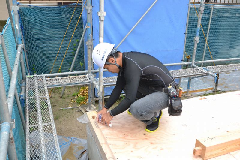 「福岡市南区04」注文住宅現場リポート④【上棟式】
