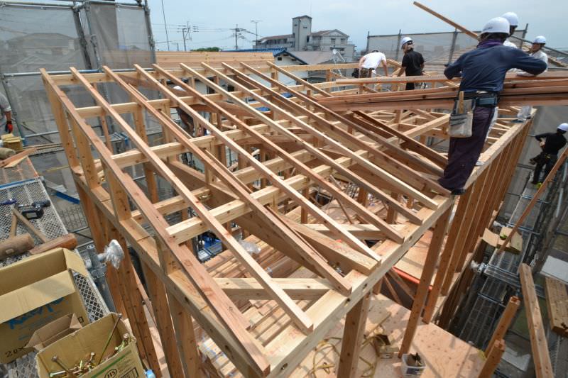 「福岡市南区04」注文住宅現場リポート④【上棟式】