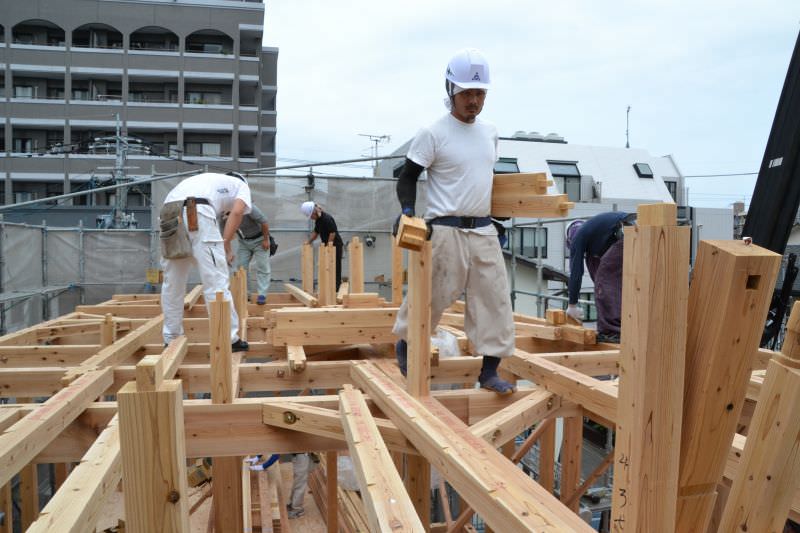 「福岡市南区04」注文住宅現場リポート④【上棟式】