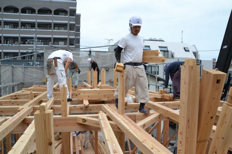 福岡市南区04　注文住宅建築現場リポート④　～上棟式～