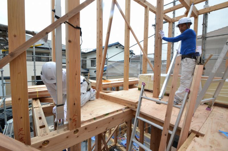 「福岡市南区04」注文住宅現場リポート④【上棟式】