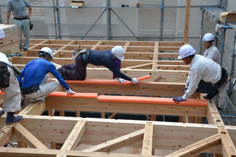 「福岡市南区04」注文住宅現場リポート④【上棟式】