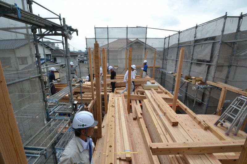「福岡市南区04」注文住宅現場リポート④【上棟式】