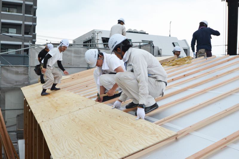 福岡市南区04　注文住宅建築現場リポート④　～上棟式～