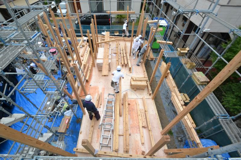 「福岡市南区04」注文住宅現場リポート④【上棟式】