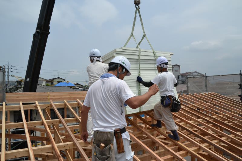 福岡市南区04　注文住宅建築現場リポート④　～上棟式～