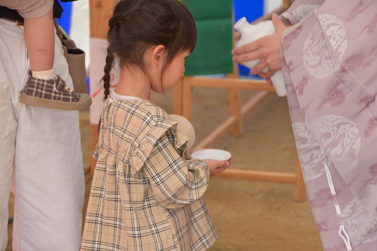 福岡県朝倉郡筑前町04　注文住宅建築現場リポート① ～地鎮祭～