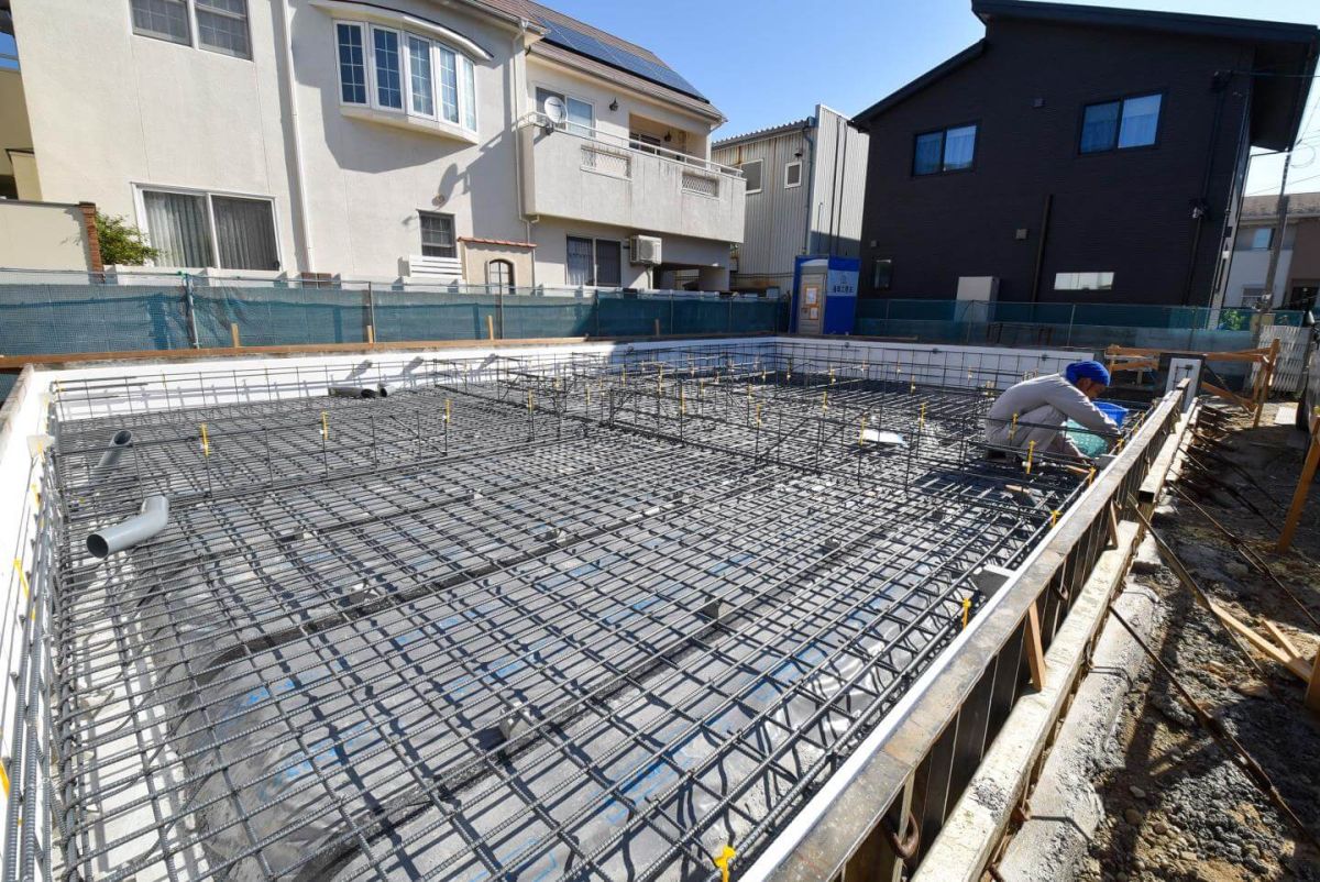 「福岡市城南区08」注文住宅現場リポート②【基礎工事】【配筋】