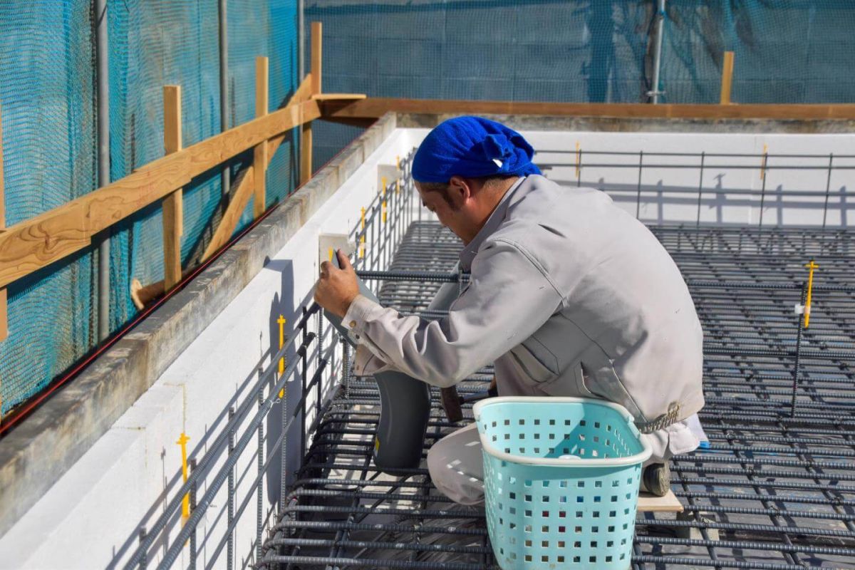 「福岡市城南区08」注文住宅現場リポート②【基礎工事】【配筋】